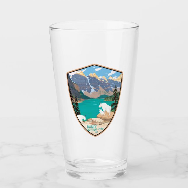 Banff National Park Pint Glass (Front)