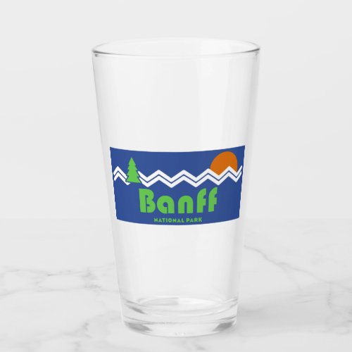 Banff National Park Retro Glass