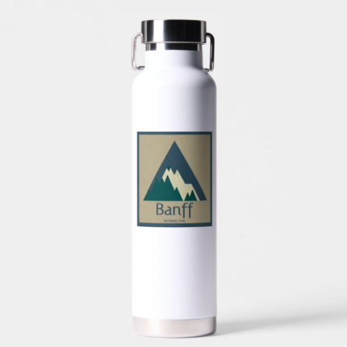 Banff National Park Rustic Water Bottle