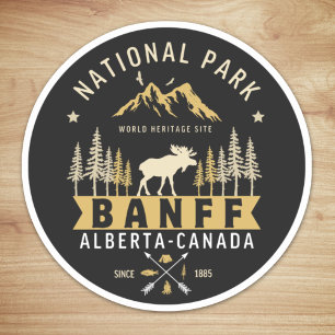 Banff National Park World Heritage Site Sticker