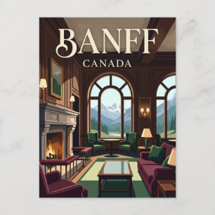 Banff Springs Hotel, The Banffshire Club Canada Postcard