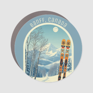 Banff Sunshine Village Canada ski souvenir  Car Magnet