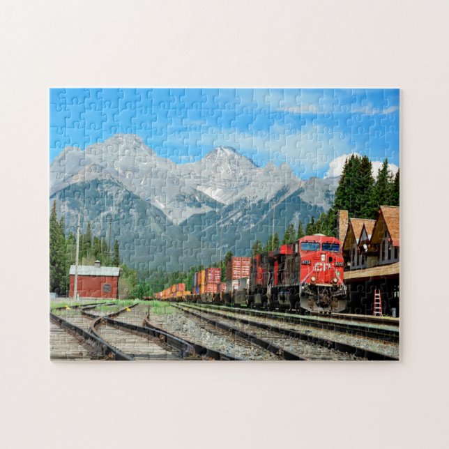 Banff Train Station Alberta. Jigsaw Puzzle (Horizontal)