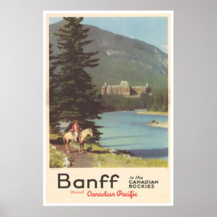 Banff Travel Poster Canada Print Canadian Art