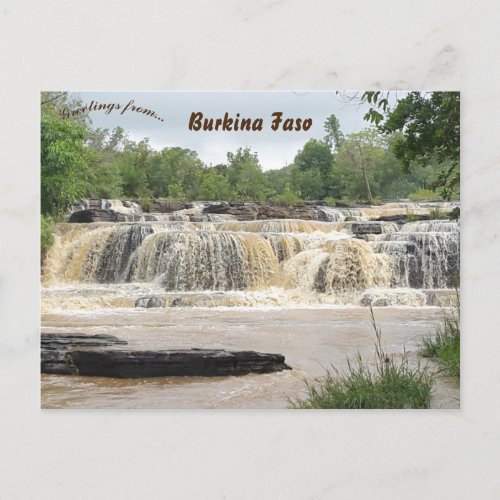 Banfora Cascades Burkina Faso Postcard