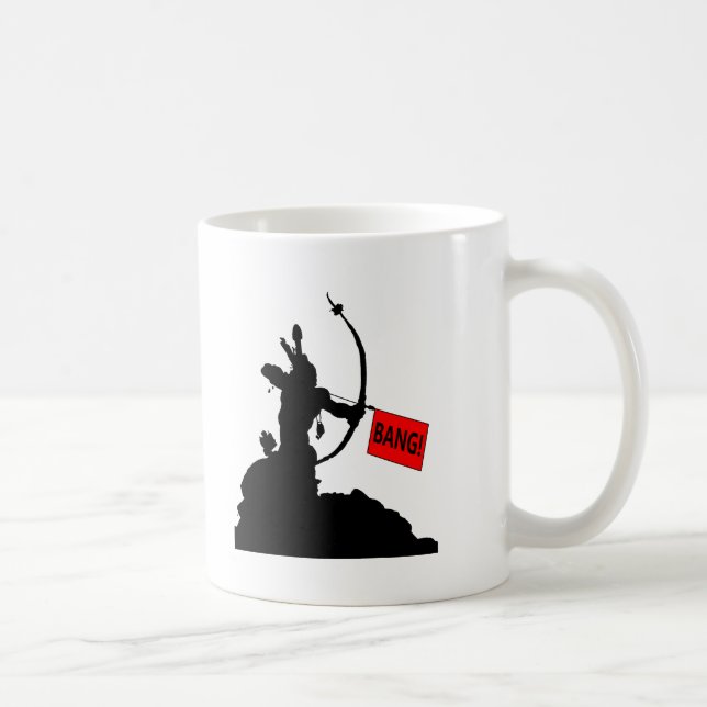 "BANG!" Arrow Funny Mug (Right)