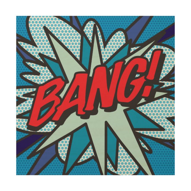 BANG Fun Retro Comic Book Pop Art (Front)