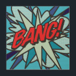 BANG Fun Retro Comic Book Pop Art<br><div class="desc">A fun,  cool and trendy retro comic book pop art-inspired design that puts the wham,  zap,  pow into your day. The perfect gift for superheroes,  your friends,  family or as a treat to yourself. Designed by ComicBookPop© at www.zazzle.com/comicbookpop*</div>