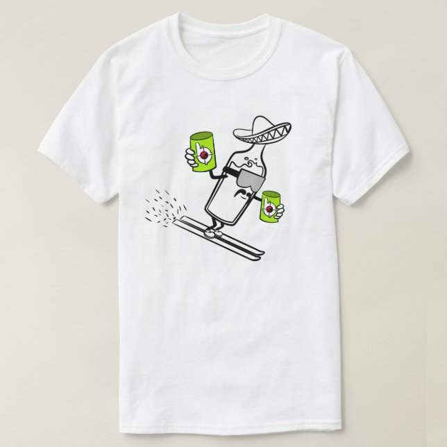 BANG TEQUILA BANG SLOPES EDITION T-Shirt (Design Front)