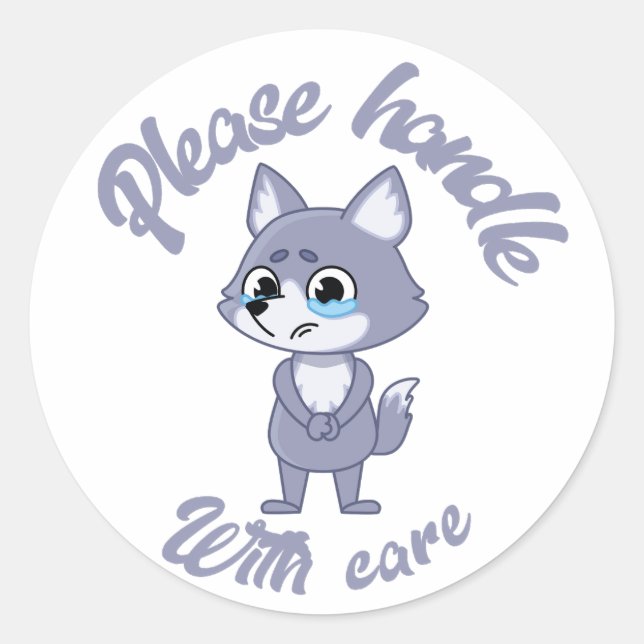 bangchan wolfchan skz handle with care sticker (Front)