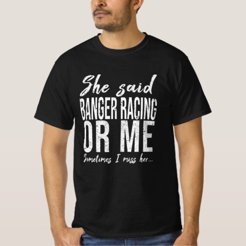 Banger Racing funny sports gift T_Shirt