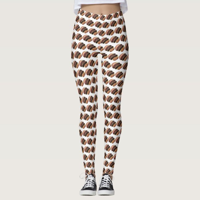 Bangers and Mash UK Food Sausage Potatoes Leggings (Front)
