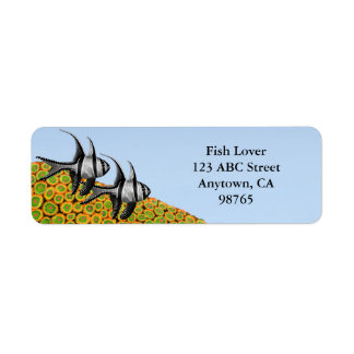 Banggai Cardinalfish & Zoanthid Corals Labels