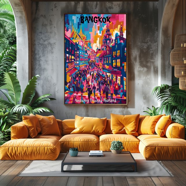 Bangkok: Amazing Trusted Thailand - Living Colors Poster (Creator Uploaded)