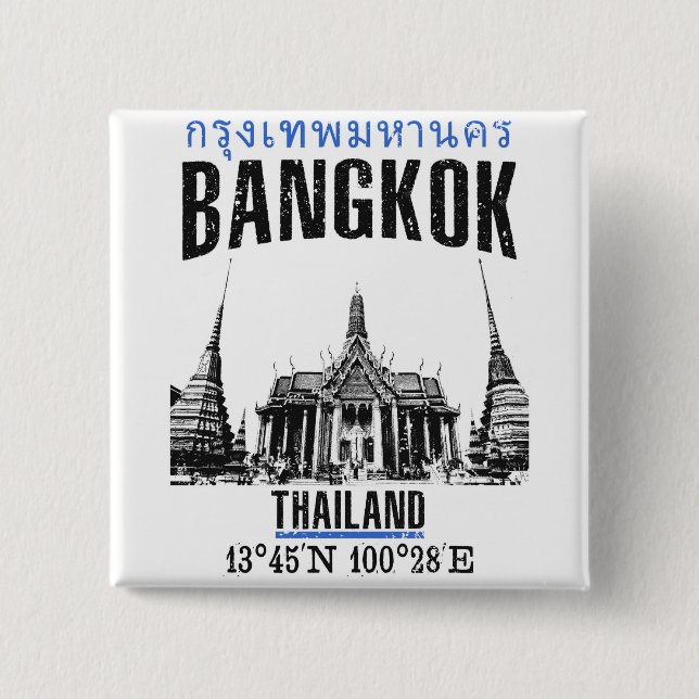 Bangkok Button (Front)