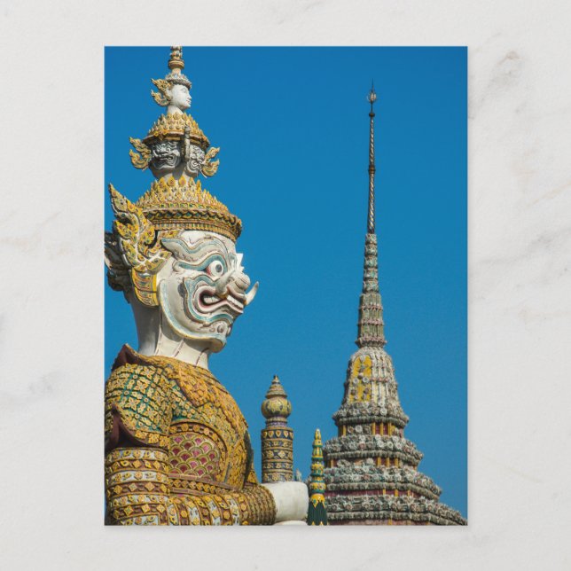 Bangkok Guardian Statue Postcard (Front)