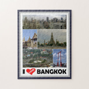 Bangkok - I Love - Thailand - Jigsaw Puzzle