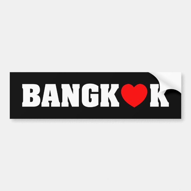 BANGKOK LOVE BUMPER STICKER (Front)