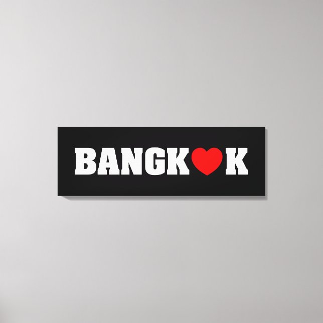 BANGKOK LOVE CANVAS PRINT (Front)