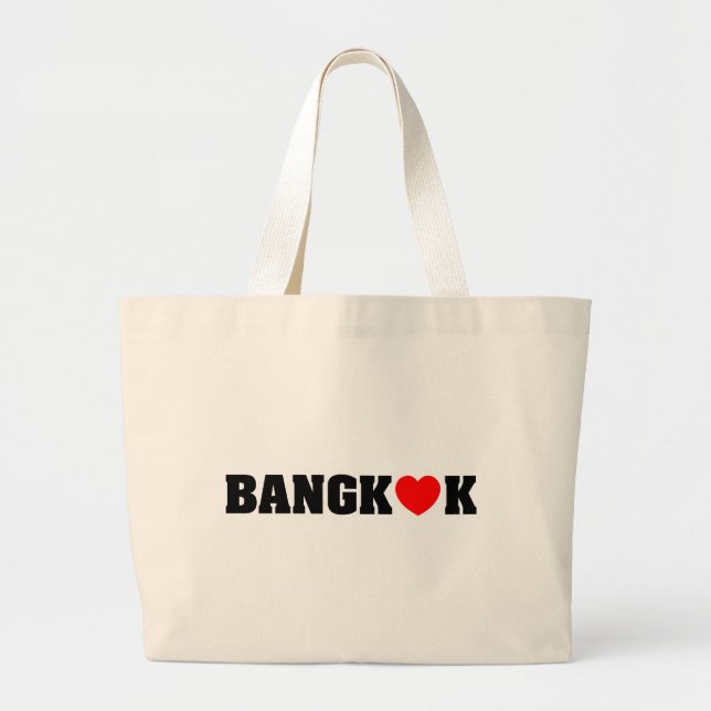 BANGKOK LOVE LARGE TOTE BAG (Front)