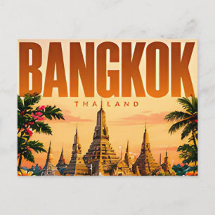 🌴 Bangkok Modern Skyline City Style 🌴 Postcard