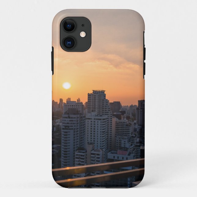 Bangkok skyline sunset panorama Case-Mate iPhone case (Back)