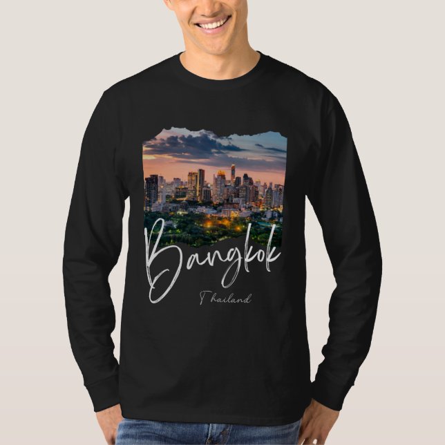 Bangkok Souvenir Bangkok At Night T-Shirt (Front)