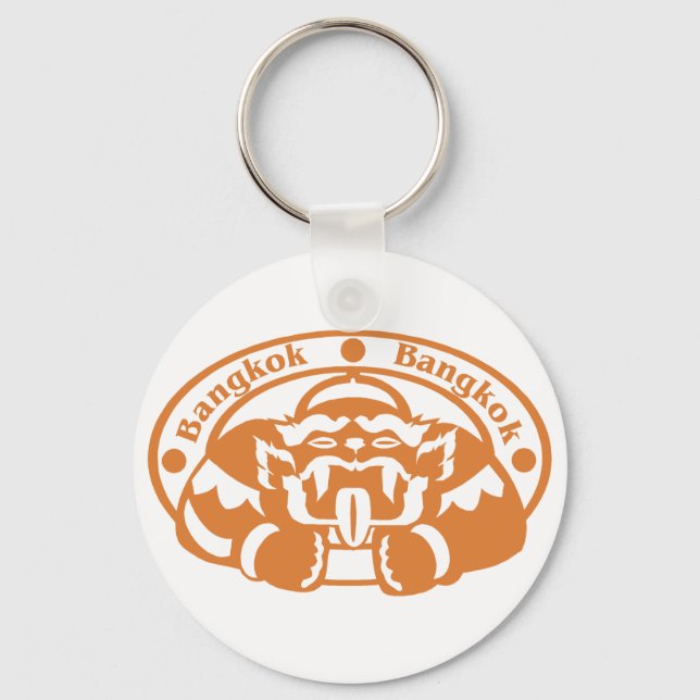 Bangkok Stamp Keychain (Front)