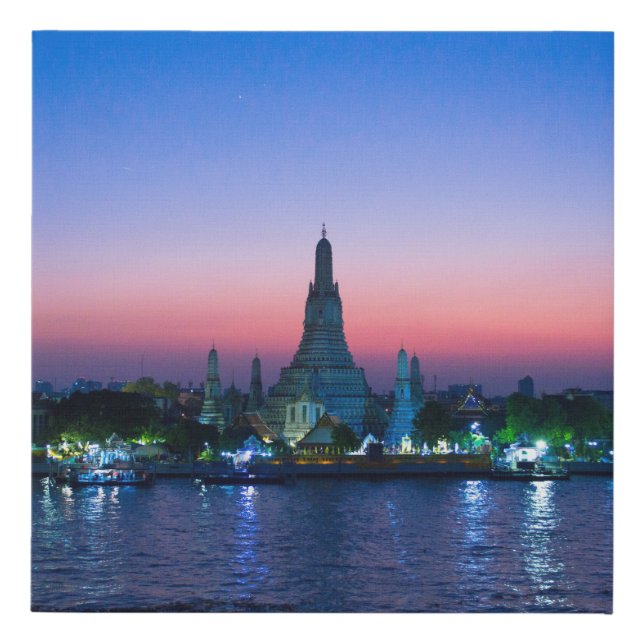 Bangkok stole my heart faux canvas print (Front)