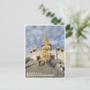 Bangkok, Temple of the Golden Buddha, Thailand Postcard