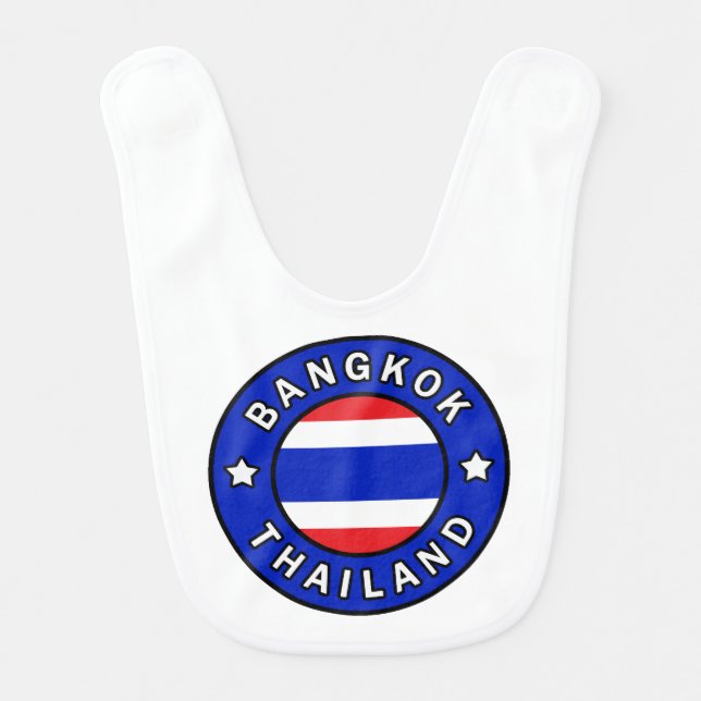 Bangkok Thailand Baby Bib (Front)