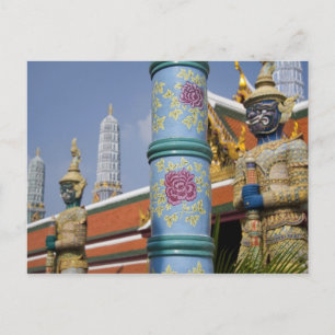 Bangkok, Thailand. Bangkok's Grand Palace 2 Postcard