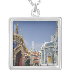 Bangkok, Thailand. Bangkok's Grand Palace Silver Plated Necklace