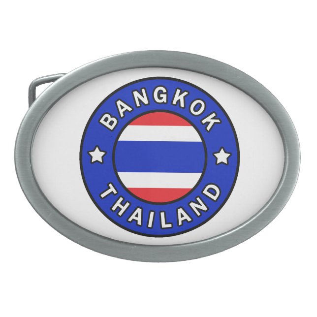 Bangkok Thailand Belt Buckle (Front)
