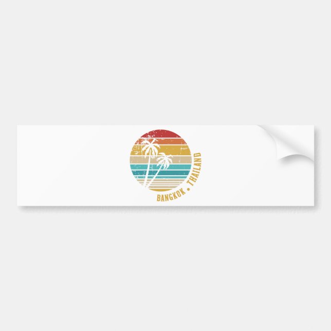 Bangkok Thailand Bumper Sticker (Front)