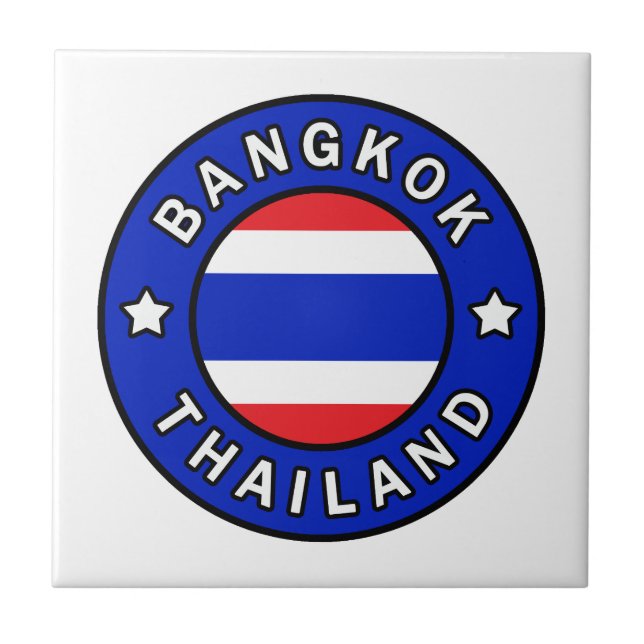 Bangkok Thailand Ceramic Tile (Front)