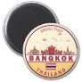 Bangkok Thailand City Skyline Emblem Magnet