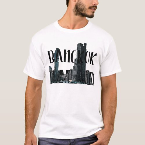 Bangkok Thailand _ City Travel Thai T_Shirt