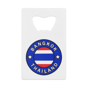 Bangkok Thailand Credit Card Bottle Opener