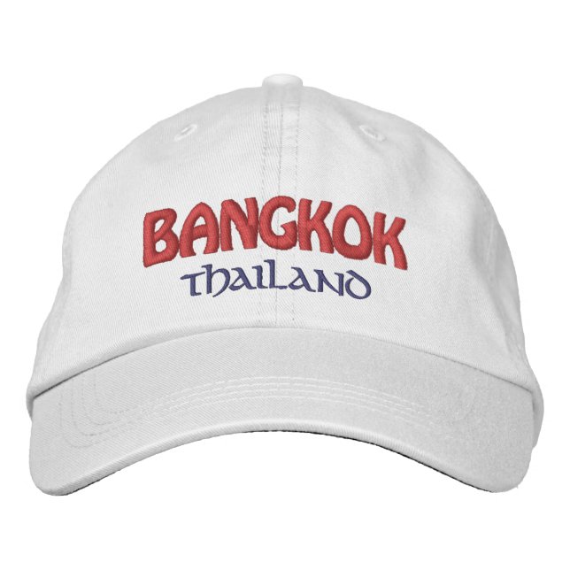 Bangkok, Thailand Embroidered Baseball Cap (Front)