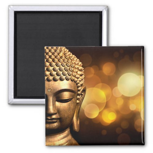 Bangkok Thailand  Gold Buddha Magnet