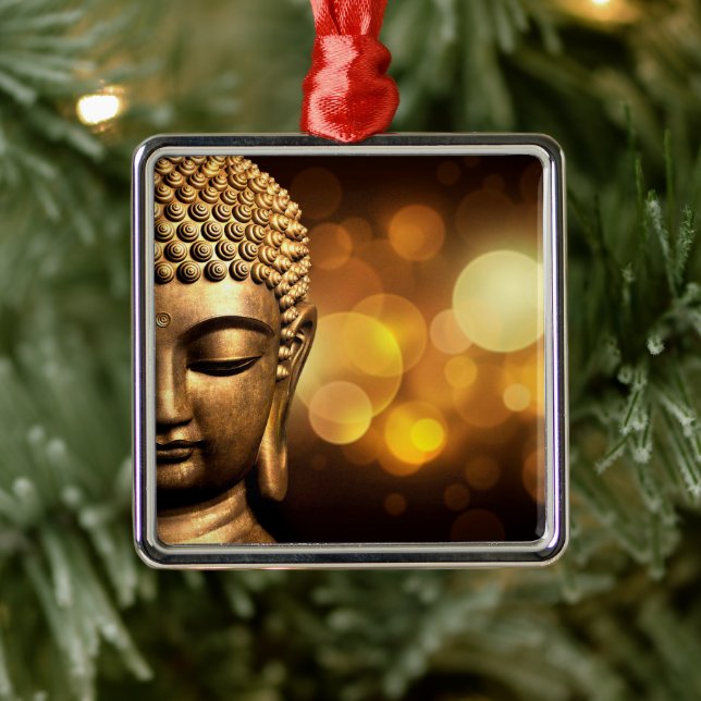 Bangkok, Thailand | Gold Buddha Metal Ornament (Tree)