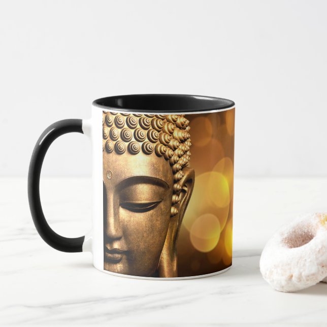 Bangkok, Thailand | Gold Buddha Mug (With Donut)