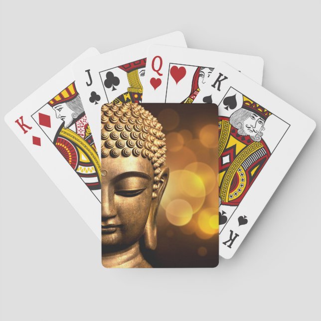 Bangkok, Thailand | Gold Buddha Poker Cards (Back)