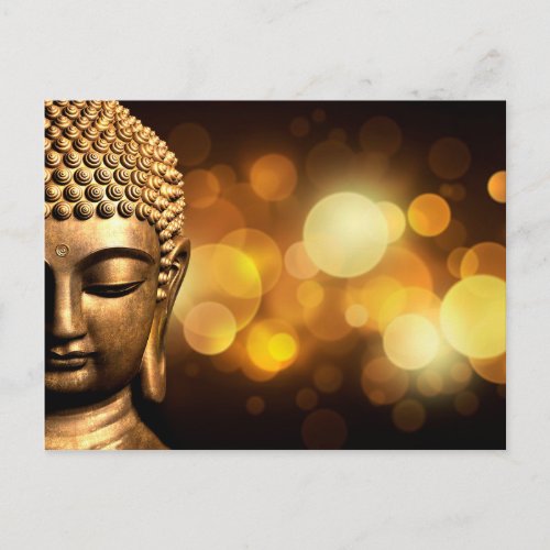 Bangkok Thailand  Gold Buddha Postcard