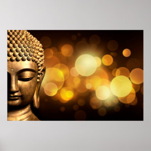 Bangkok, Thailand Gold Buddha Poster