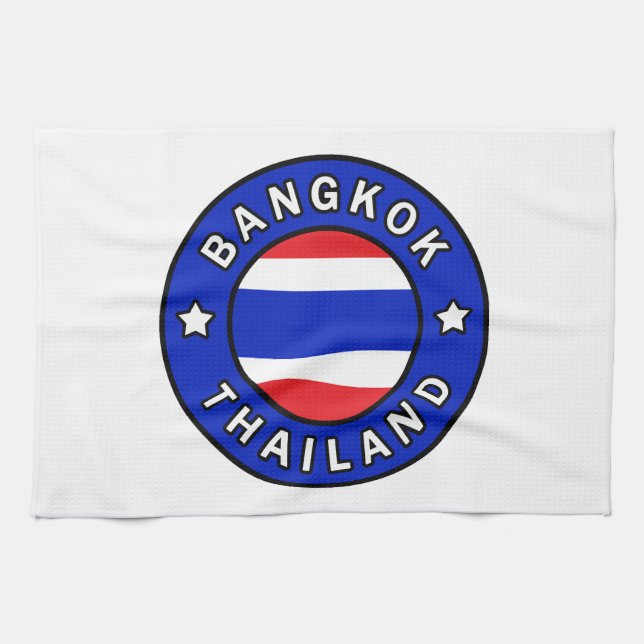 Bangkok Thailand Kitchen Towel (Horizontal)