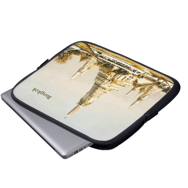 Bangkok, Thailand Laptop Sleeve (Front Bottom)