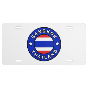 Bangkok Thailand License Plate