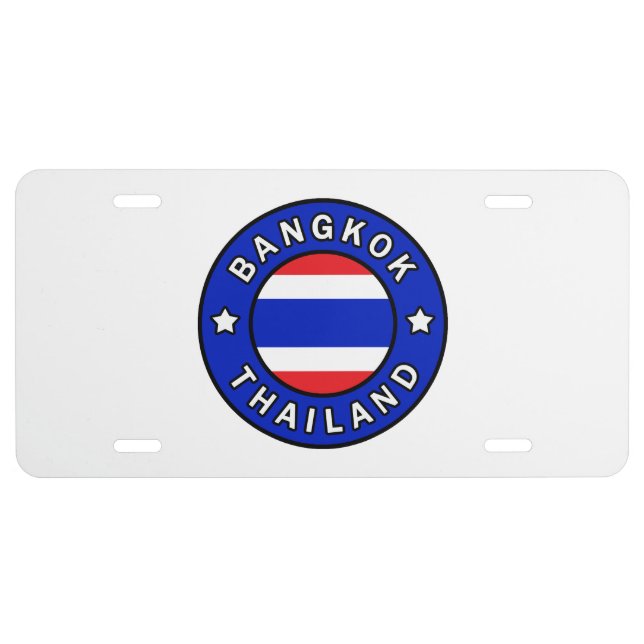 Bangkok Thailand License Plate (Front)